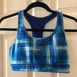 Nike Blue Unlined Sports Bra